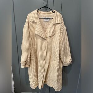 Urban Outfitters Large Waffle Knit Jacket